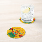 Bearbeiten von Text im Kwanzaa-Party Untersetzer (Vor Ort)