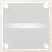 Bearbeiten von Text und Farben | Gradient Strip w/ Glasuntersetzer (Rückseite)