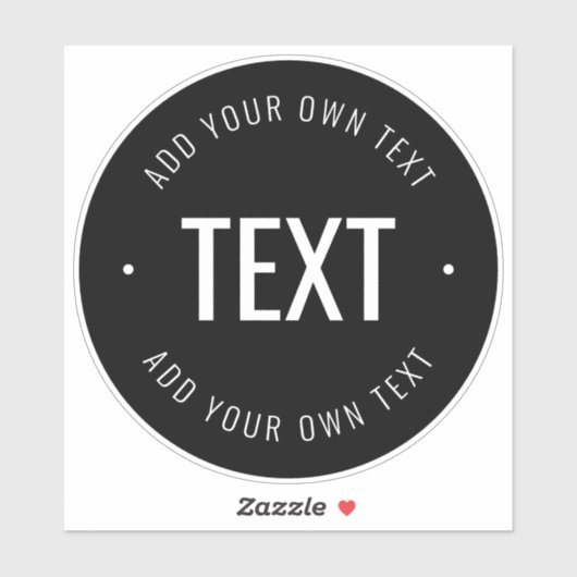 Bearbeiten von Text und Farben transparent Aufkleber (Blatt)