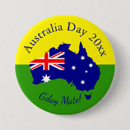 Bearbeiten von Text zum Australientag 3" (75 mm) Button