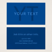 Bearbeiten von Textvorlage für Mit Monogramm Namen (Vorne & Hinten)