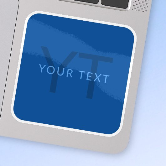 Bearbeiten von Textvorlage für Mit Monogramm Namen Aufkleber