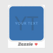 Bearbeiten von Textvorlage für Mit Monogramm Namen Aufkleber (Blatt)