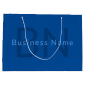 Bearbeiten von Textvorlage für Mit Monogramm Namen Große Geschenktüte (Rückseite)