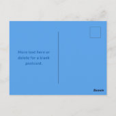 Bearbeiten von Textvorlage für Mit Monogramm Namen Postkarte (Rückseite)