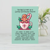 Bearbeiten von Weihnachts-Cookie Exchange-Party be Einladung (Stehend Vorderseite)