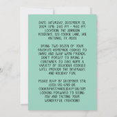 Bearbeiten von Weihnachts-Cookie Exchange-Party be Einladung (Rückseite)