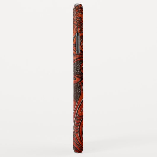 Bearbeiteter lederner Kasten Case-Mate iPhone Hülle (Hinten/Rechts)