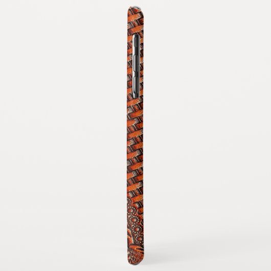 Bearbeiteter lederner Kasten Case-Mate iPhone Hülle (Hinten/Links)