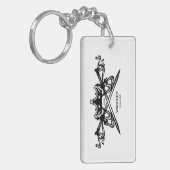 BEARBEITETER Schlüsselanhänger twelve25 (Vorderseite links)