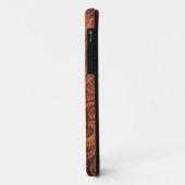 bearbeitetes ledernes Art Blumeniphone Case-Mate iPhone Hülle (Hinten/Links)