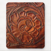 Bearbeitetes ledernes Mousepad (Vorne)