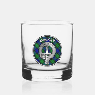 [BEARBEITUNG] Clan MacKay Wappen & Tartan Whiskyglas