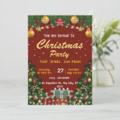 Bearbeitung der Einladungskarte für Weihnachten (Stehend Vorderseite)
