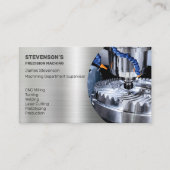 Bearbeitung und Metallrahmen Visitenkarte (Vorderseite)