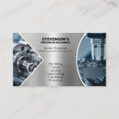 Bearbeitung und Metallrahmen Visitenkarte (Vorderseite)