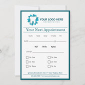 Bearbeitung von Endodontie beim nächsten Termin Einladung (Vorderseite)