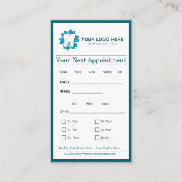 Bearbeitung von Endodontie beim nächsten Termin Visitenkarte