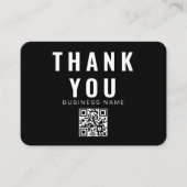 Bearbeitung von Logos Retro Schwarz-weiß danke Begleitkarte (Vorderseite)
