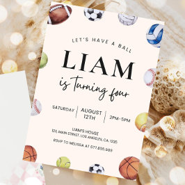 Bearbeitung von Sport zum Geburtstag Einladung, Ak Einladung