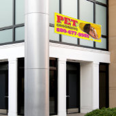 Bearbeitungsfähiges Banner für Pet Grooming Servic (Äußeres Gebäude)