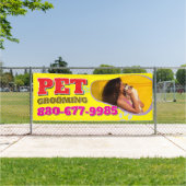 Bearbeitungsfähiges Banner für Pet Grooming Servic (InSitu)