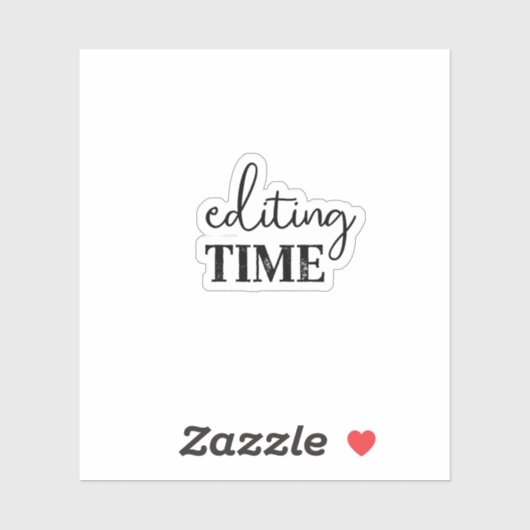 Bearbeitungszeit, Inhaltsersteller Aufkleber (Blatt)