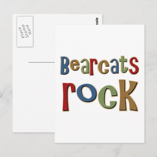 Bearcats Rock Postkarte (Vorne/Hinten)