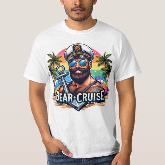 BearCruise Sailor Tshirt weiß (Vorderseite)