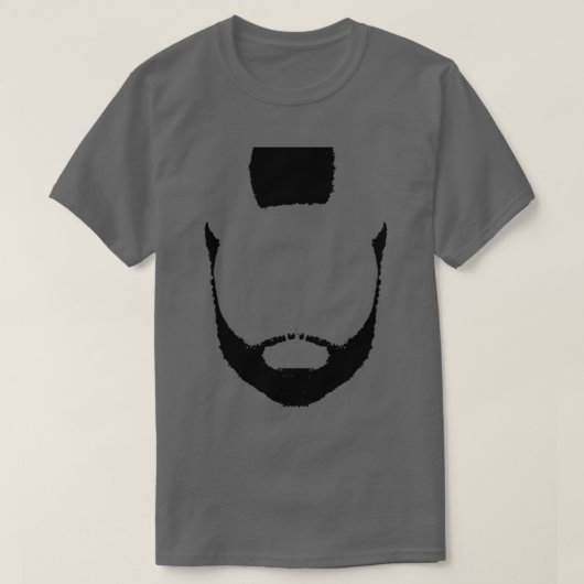 BeArd Amp Mohawk Silhouette T-Shirt (Design vorne)
