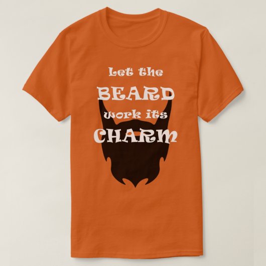 Beard Charm T-Shirt (Design vorne)