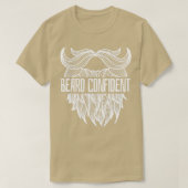 Beard Confident Beard Hipster Männer Vollblut T-Shirt (Design vorne)