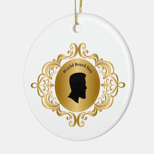 Beard Day Silhouette Ornament (Links)