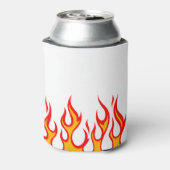 BEARD FUEL Funny Men Skull & Flames Joke Geschenk Dosenkühler (Kanne Rückseite)