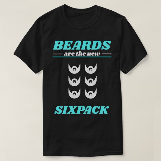Beard Full Mustache Men Gift 24 T-Shirt (Design vorne)