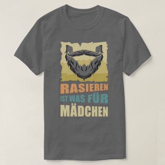 Beard Funny Geschenk 4 T-Shirt (Design vorne)