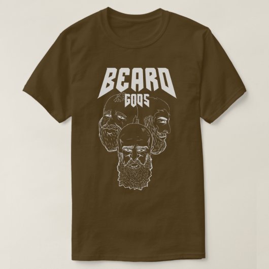 Beard Gods Beard Lovers Dont Shave Funny Beard Män T-Shirt (Design vorne)