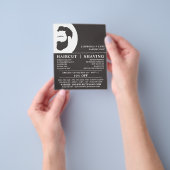 Beard-Logo, Männerwerbung Flyer (Gruppe)