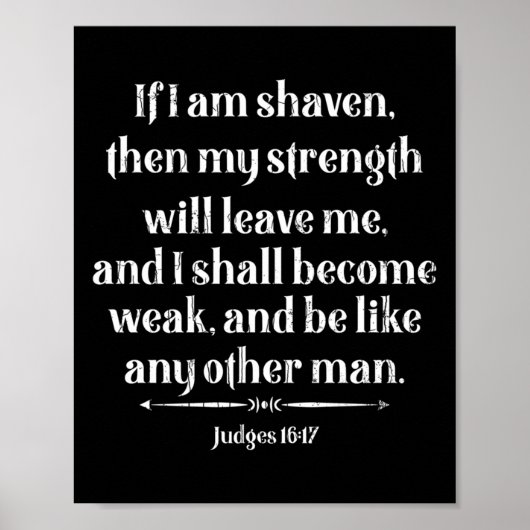 Beard Lover Zitat Funny Bearded Men Vater Graphic Poster (Vorne)