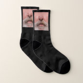 Beard Manly Mustache Ältere Mann Männliche Mundwan Socken (Paar)