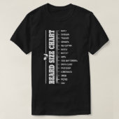 Beard Measurement Chart Beard 1 T-Shirt (Design vorne)