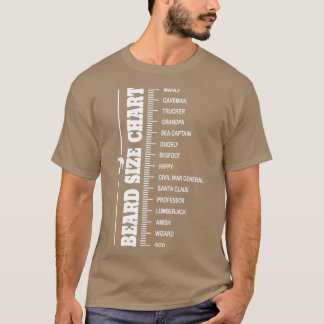 Beard Measurement Chart Beard Classic TShirt