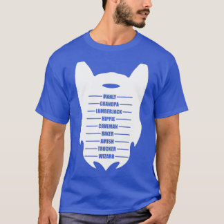 BEARD MESSSTEUER FÜR VATER ODER GRANDPA T-Shirt
