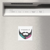 Beard Pride Magnet (In Situ (Geschirrspüler))