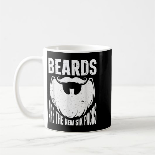 Beard Quote Beards Are The New Six Pack  Kaffeetasse (Links)