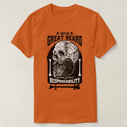 Beard Responsibility Classic TShirt (Design vorne)