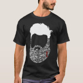 beard rotes Weiß T-Shirt (Vorderseite)