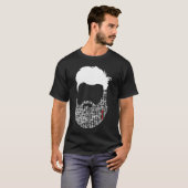 beard rotes Weiß T-Shirt (Vorne ganz)