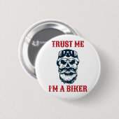 Beard Skull | Motorrad | Vertrau mir, ich bin Fahr Button (Vorne & Hinten)