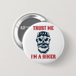 Beard Skull | Motorrad | Vertrau mir, ich bin Fahr Button